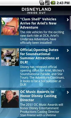 Disneyland Inside Out android App screenshot 1