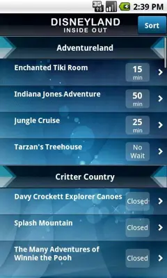 Disneyland Inside Out android App screenshot 5