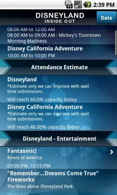 Disneyland Inside Out android App screenshot 6